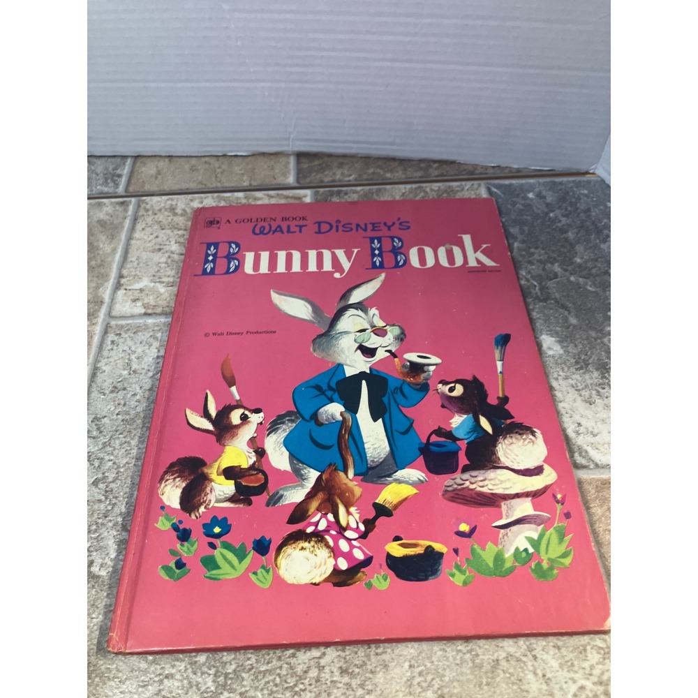 Walt Disney Bunny Book Golden Book‎ Vintage Childrens Story Book